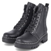 Schnürboots  Schwarz