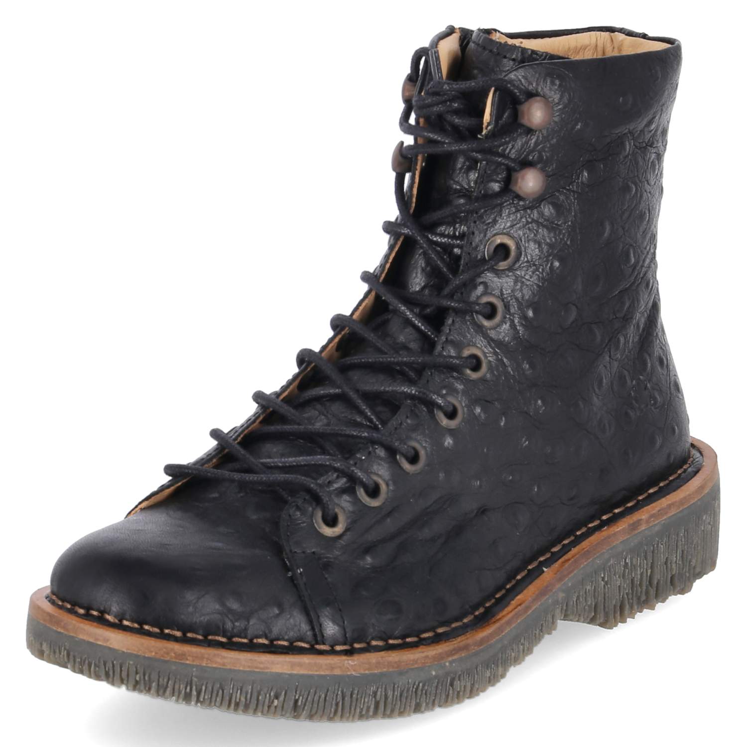 Schnürboots VOLCANO  Schwarz
