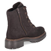 Schnürstiefeletten  Braun