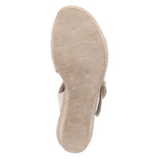 Espadrille-Sandaletten  Beige