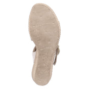 Espadrille-Sandaletten  Beige