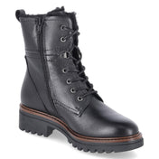 Winterschnürstiefeletten  Schwarz