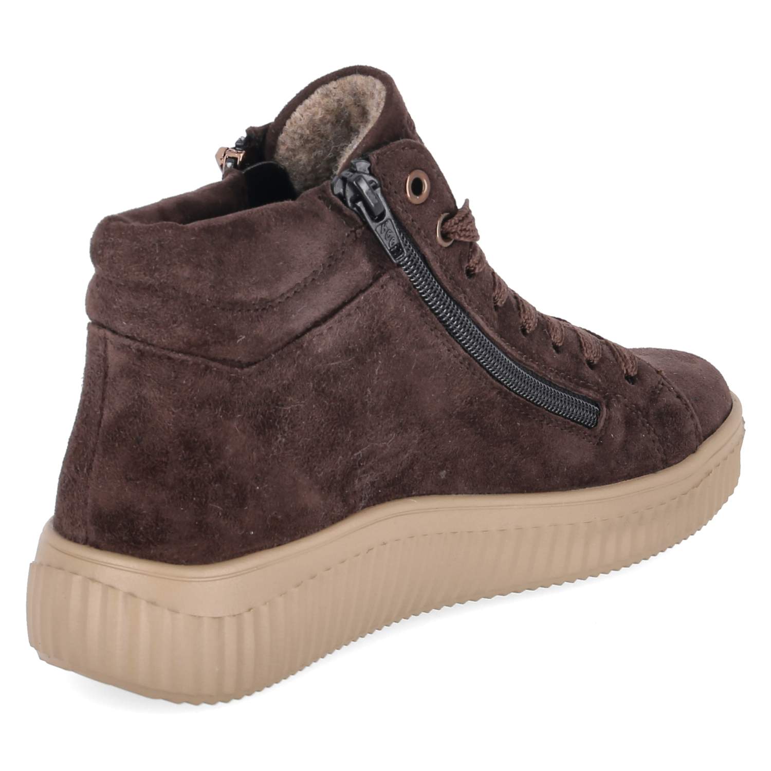 Schnürstiefeletten  Braun