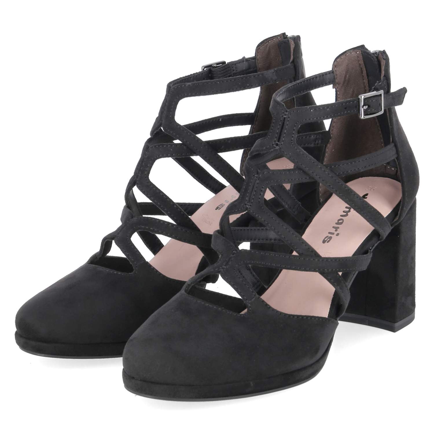 Riemchenpumps  Schwarz