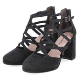Riemchenpumps  Schwarz