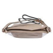 Schultertasche Beige