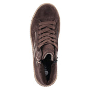 Schnürstiefeletten  Braun