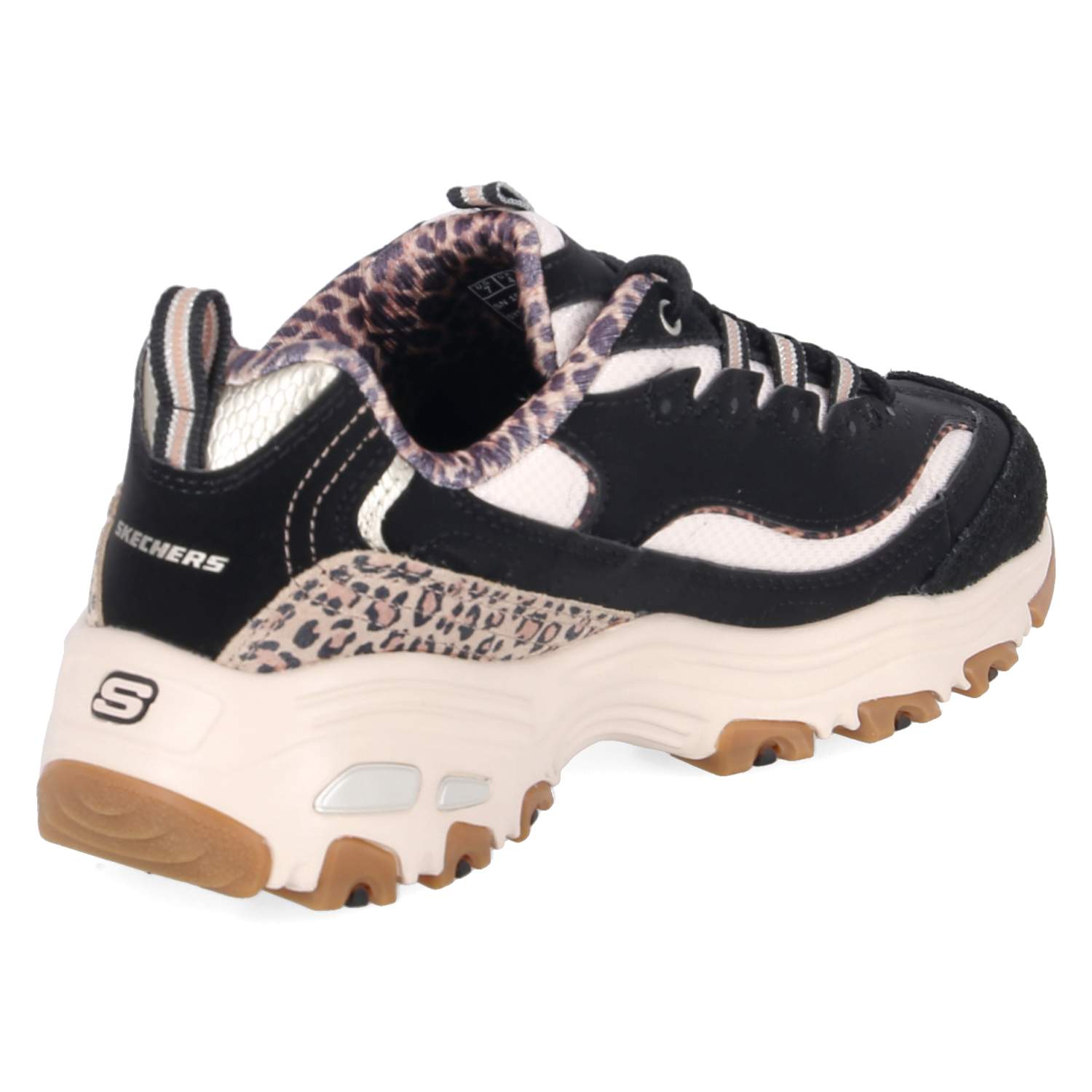 Low Sneaker D'LITES WILD CHARM Schwarz