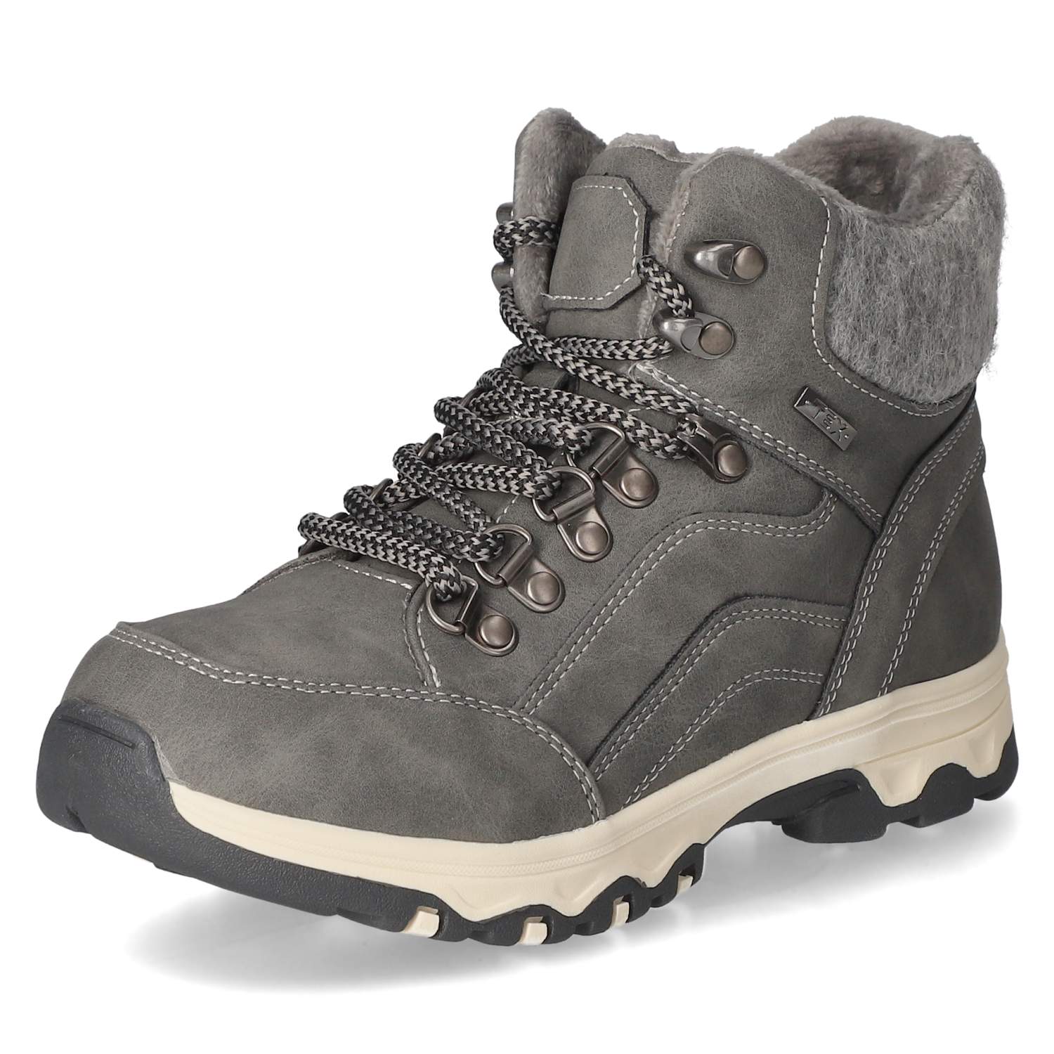 Schnürstiefeletten  Grau
