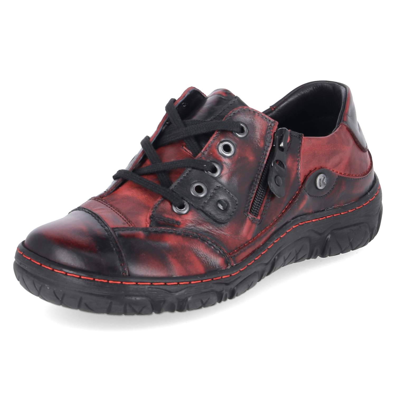 Halbschuhe  Rot