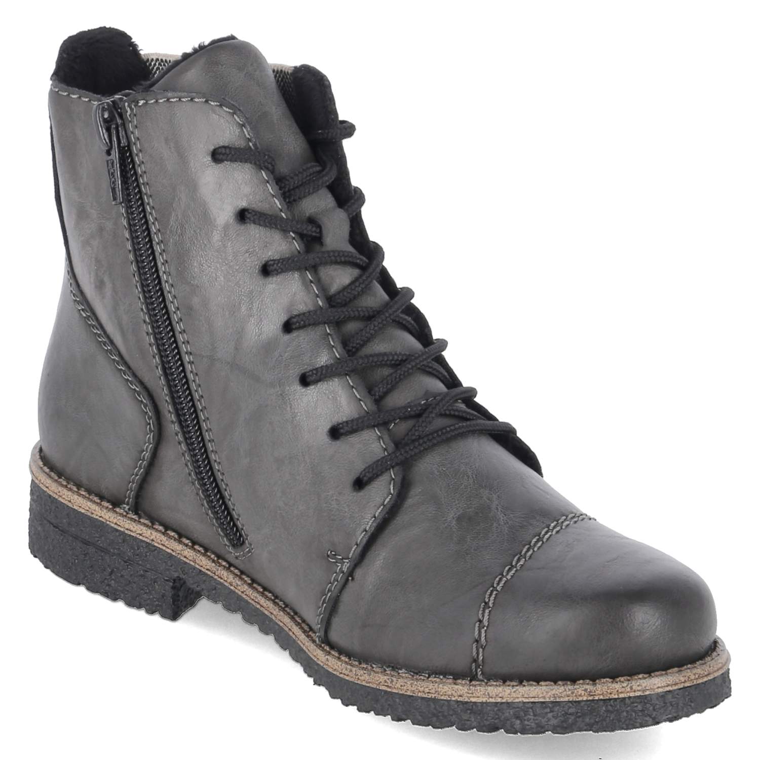 Schnürboots  Grau