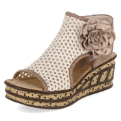 Keilsandaletten  Beige