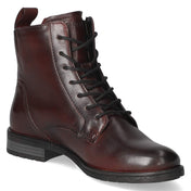 Schnürstiefeletten  Rot