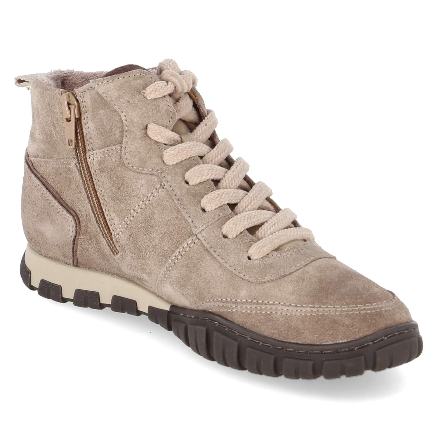Schnürboots  Beige