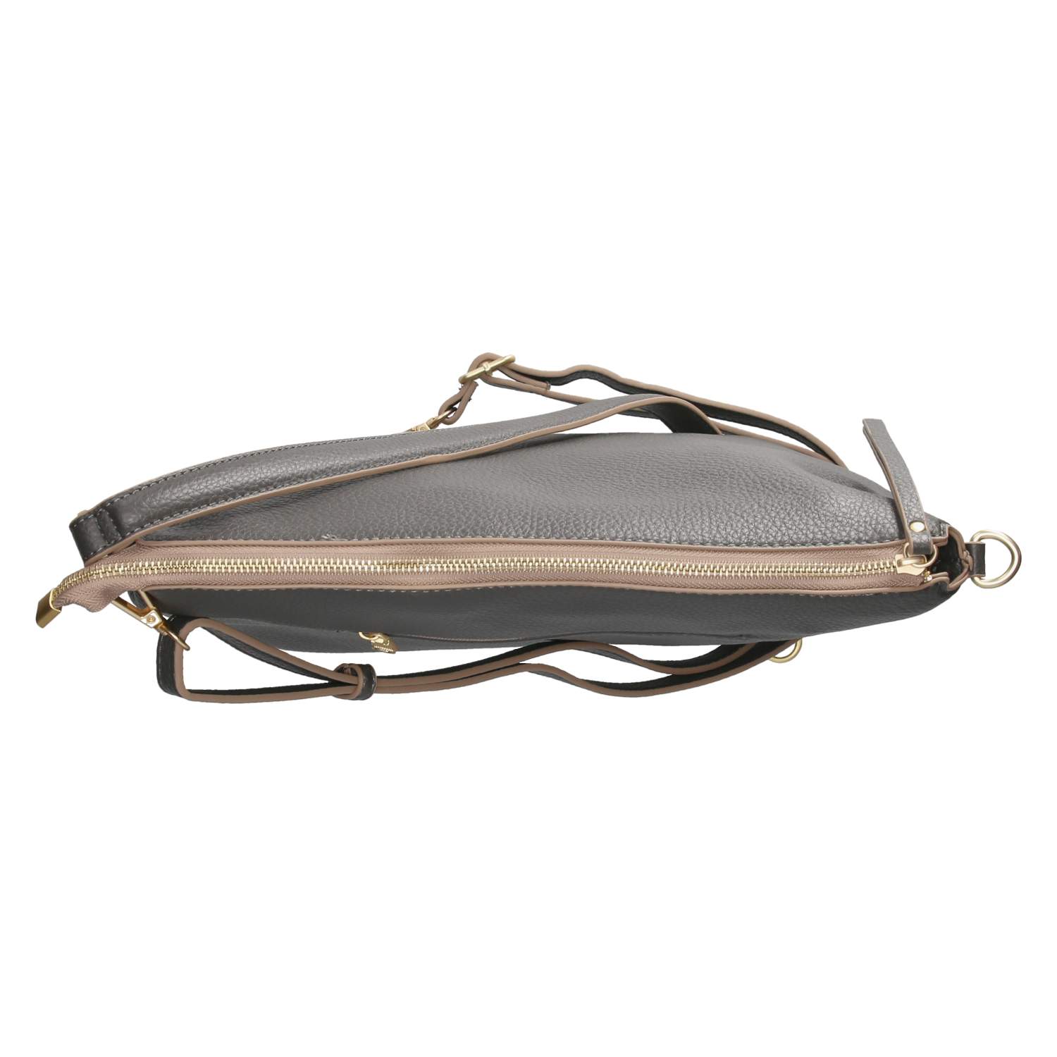 Schultertasche  Grau