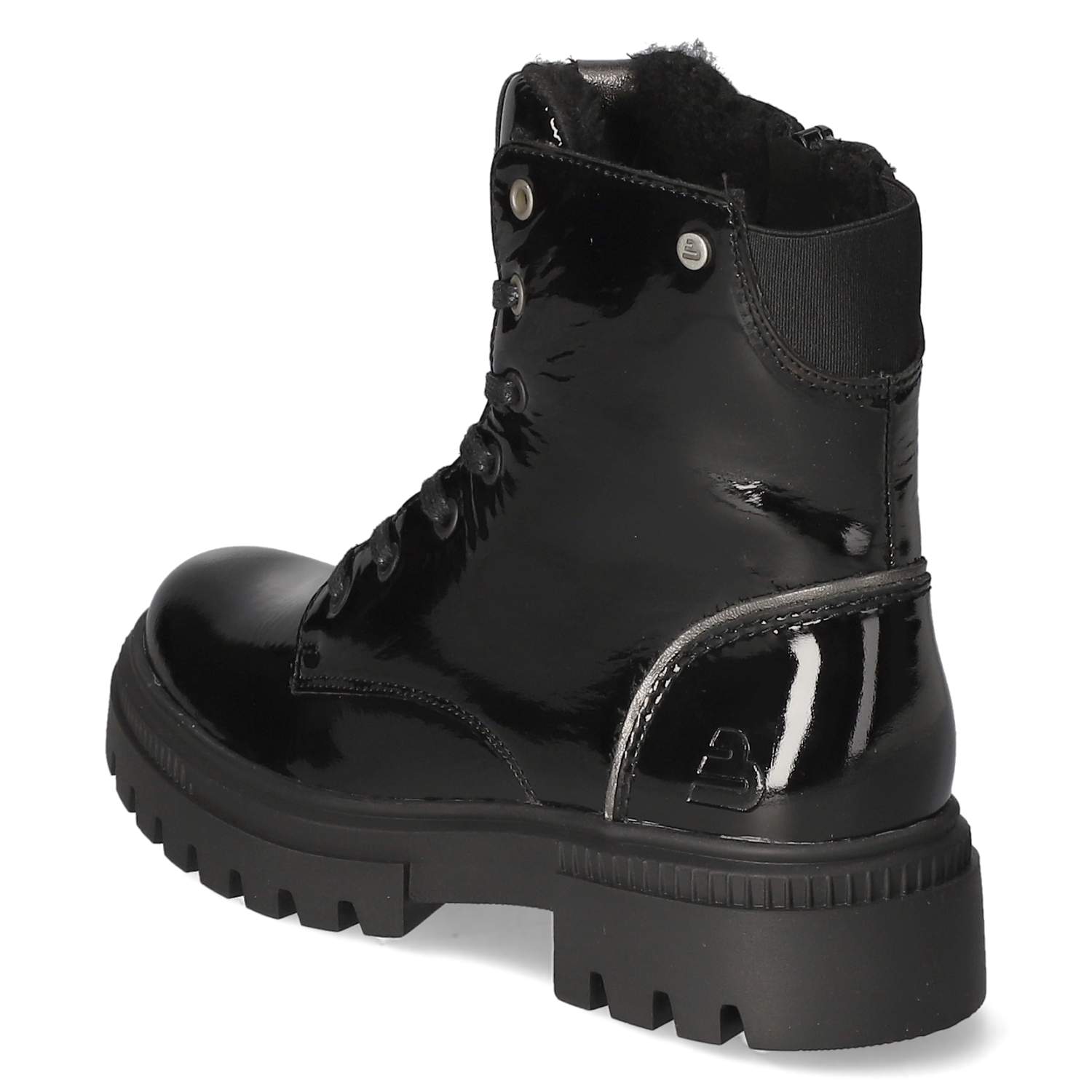 Schnürboots  Schwarz