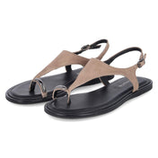 Zehentrenner-Sandalen  Braun