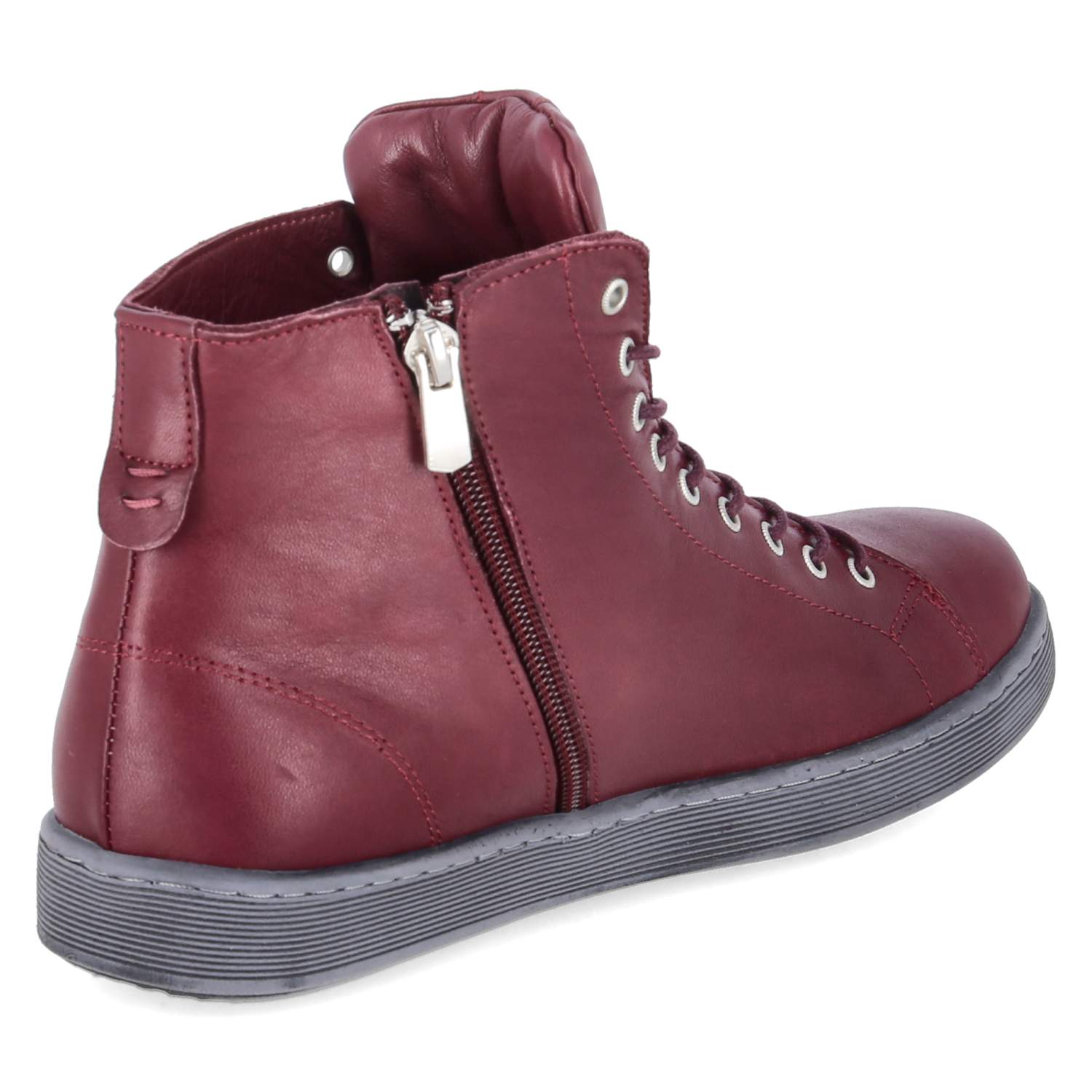 Schnürbooties  Rot