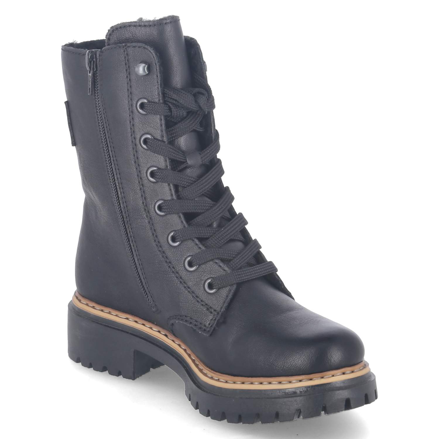 Schnürboots  Schwarz