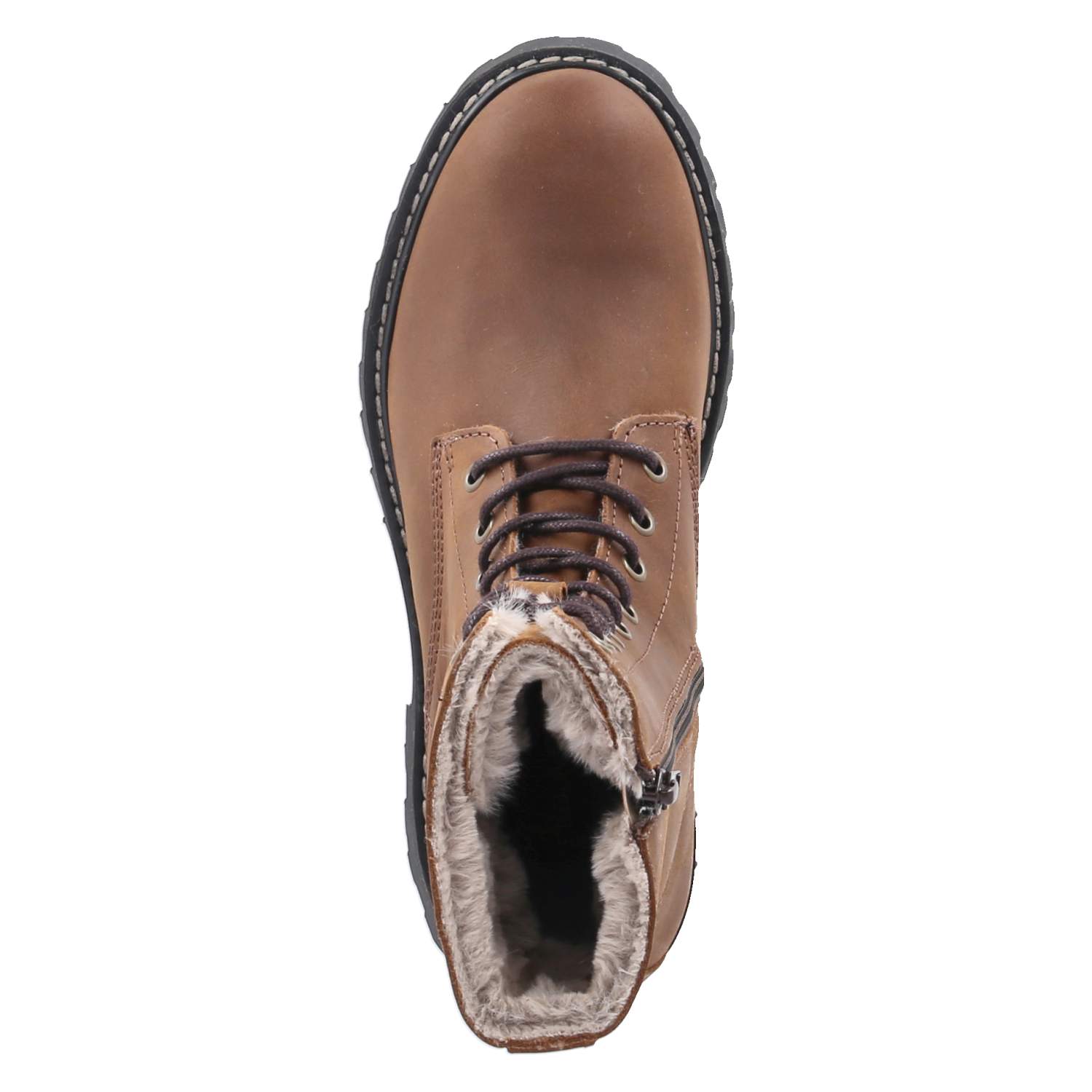 Schnürstiefel  Braun