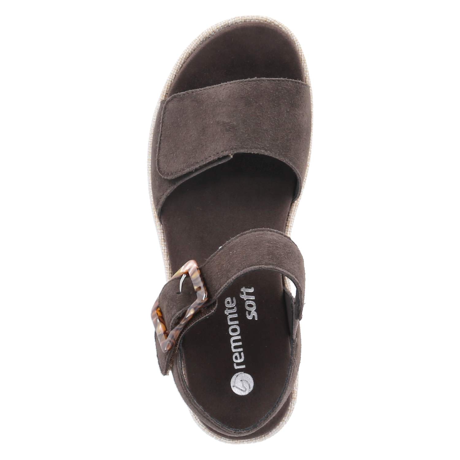 Plateau-Sandalen  Braun
