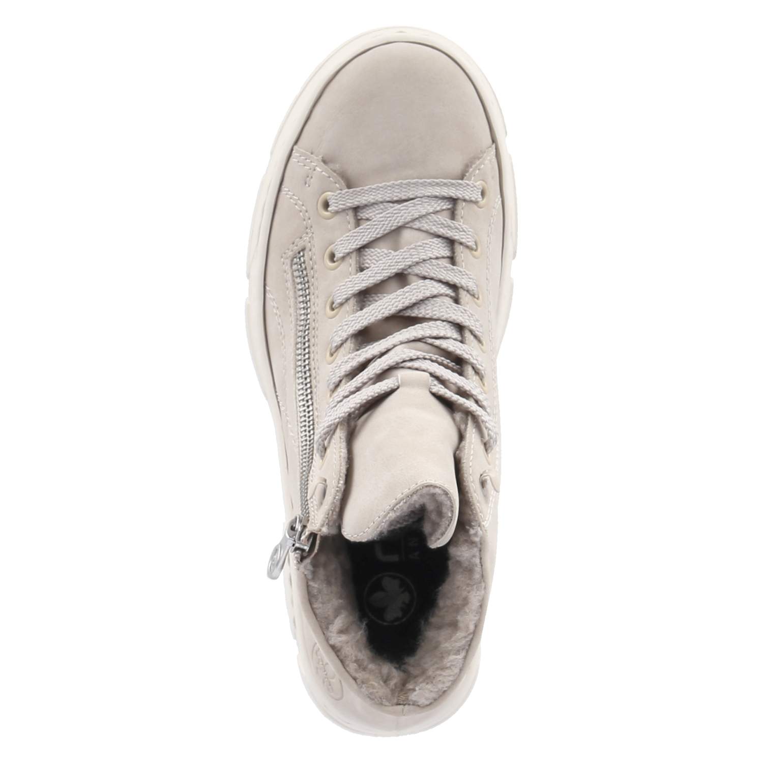 Schnürstiefeletten  Beige