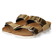 Pantoletten  Gold