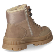 Schnürstiefeletten  Beige