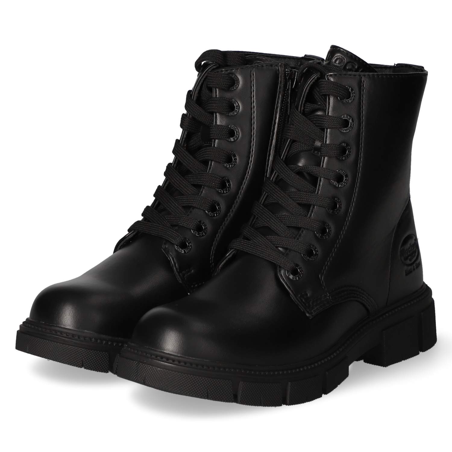 Schnürboots  Schwarz