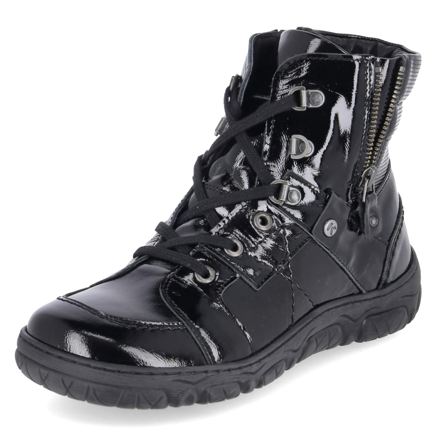 Schnürboots  Schwarz