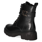 Schnürstiefeletten  Schwarz