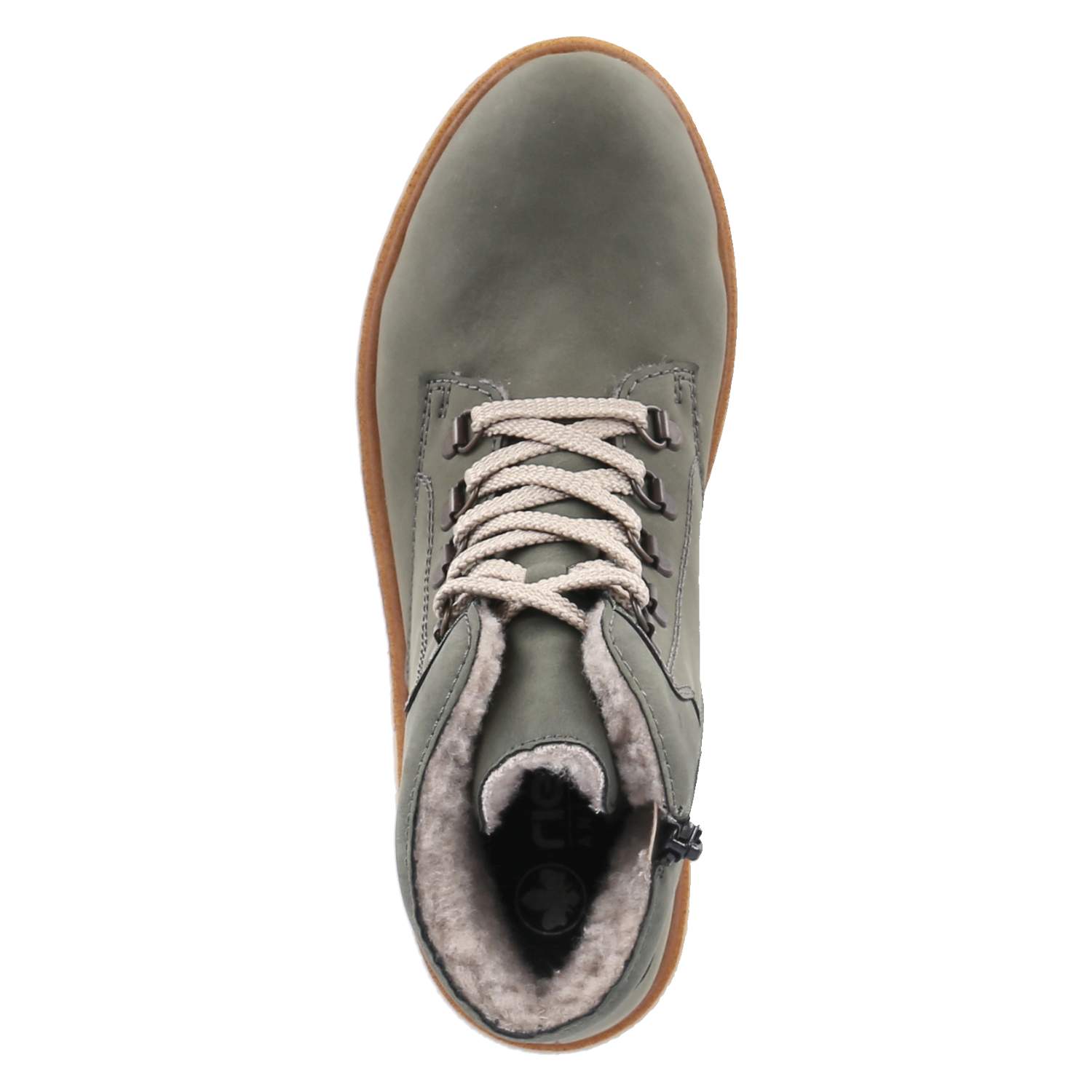 Schnürstiefeletten  Grün