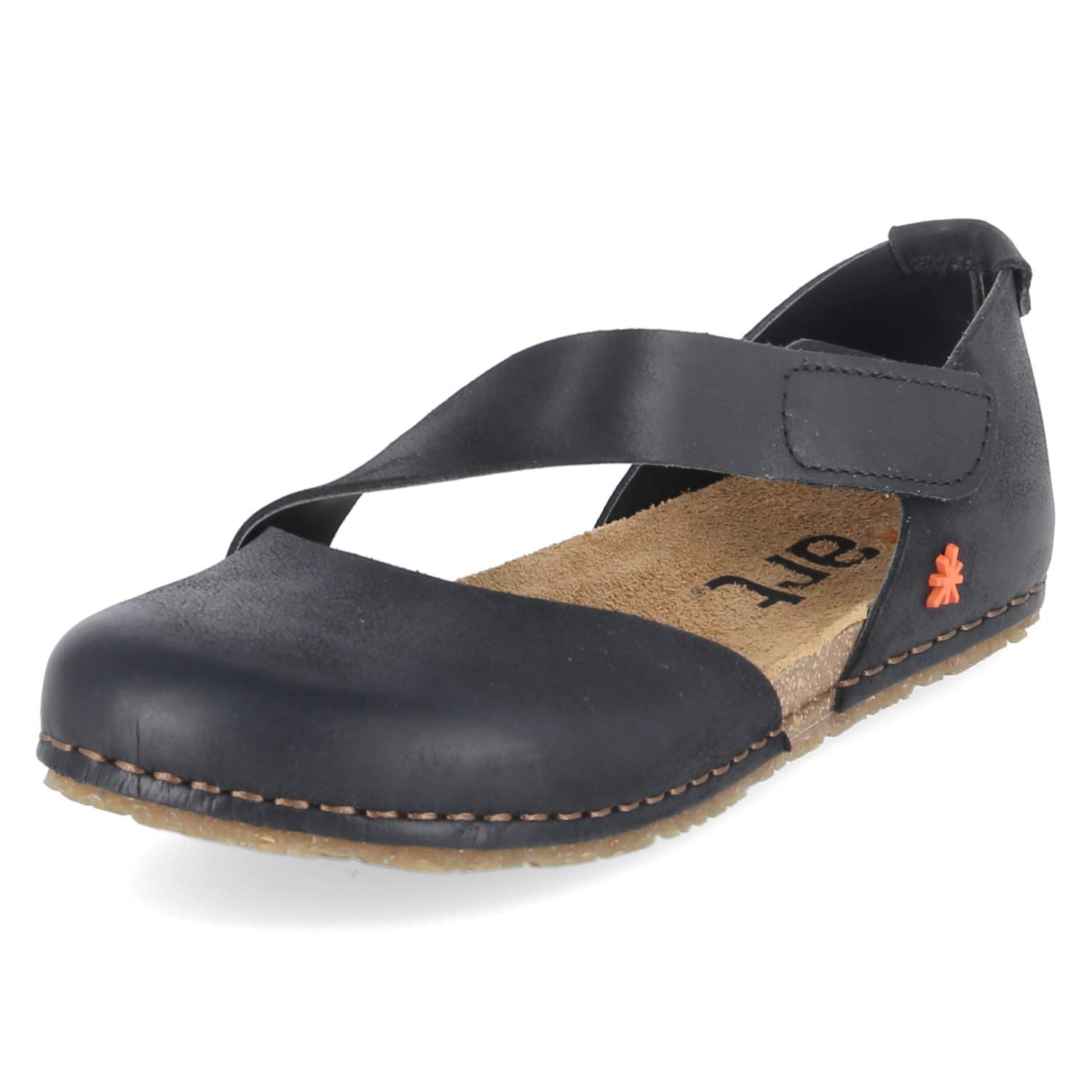 Spangenballerinas CRETA  Schwarz