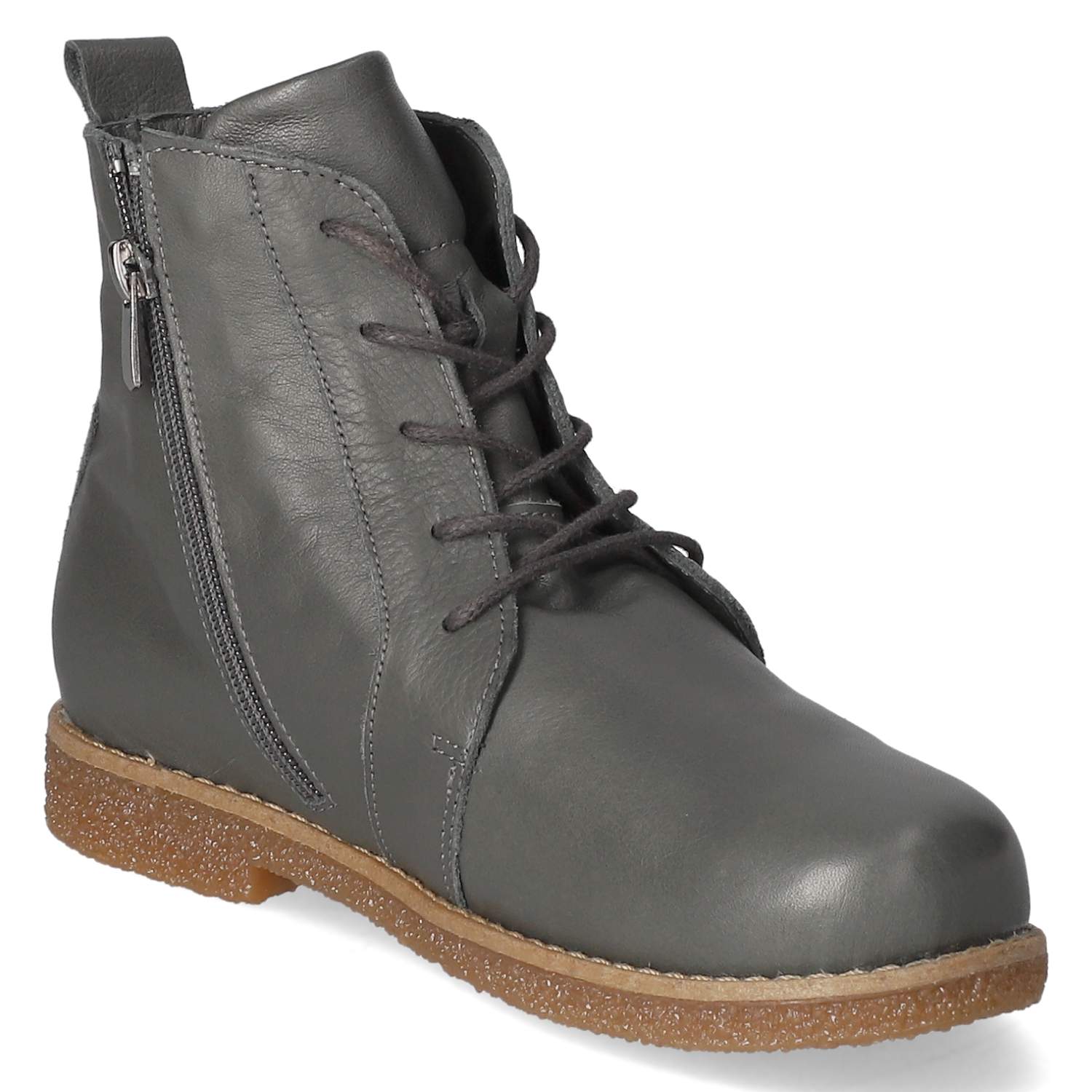 Schnürstiefeletten  Grau