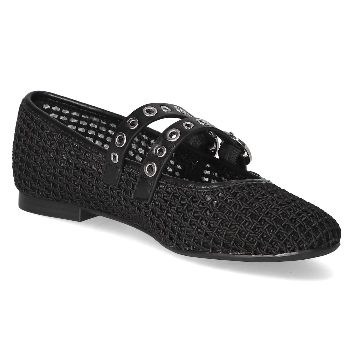 Spangenballerinas  Schwarz