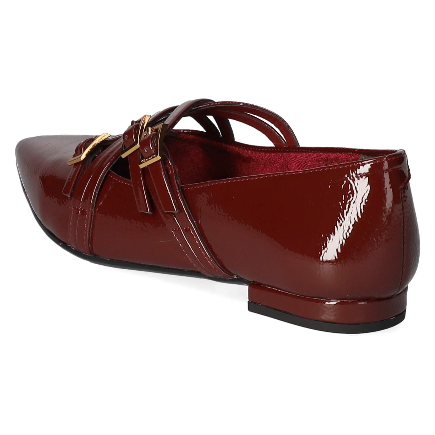 Spangenballerinas  Rot