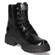 Schnürboots  Schwarz