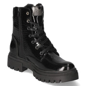 Schnürboots  Schwarz