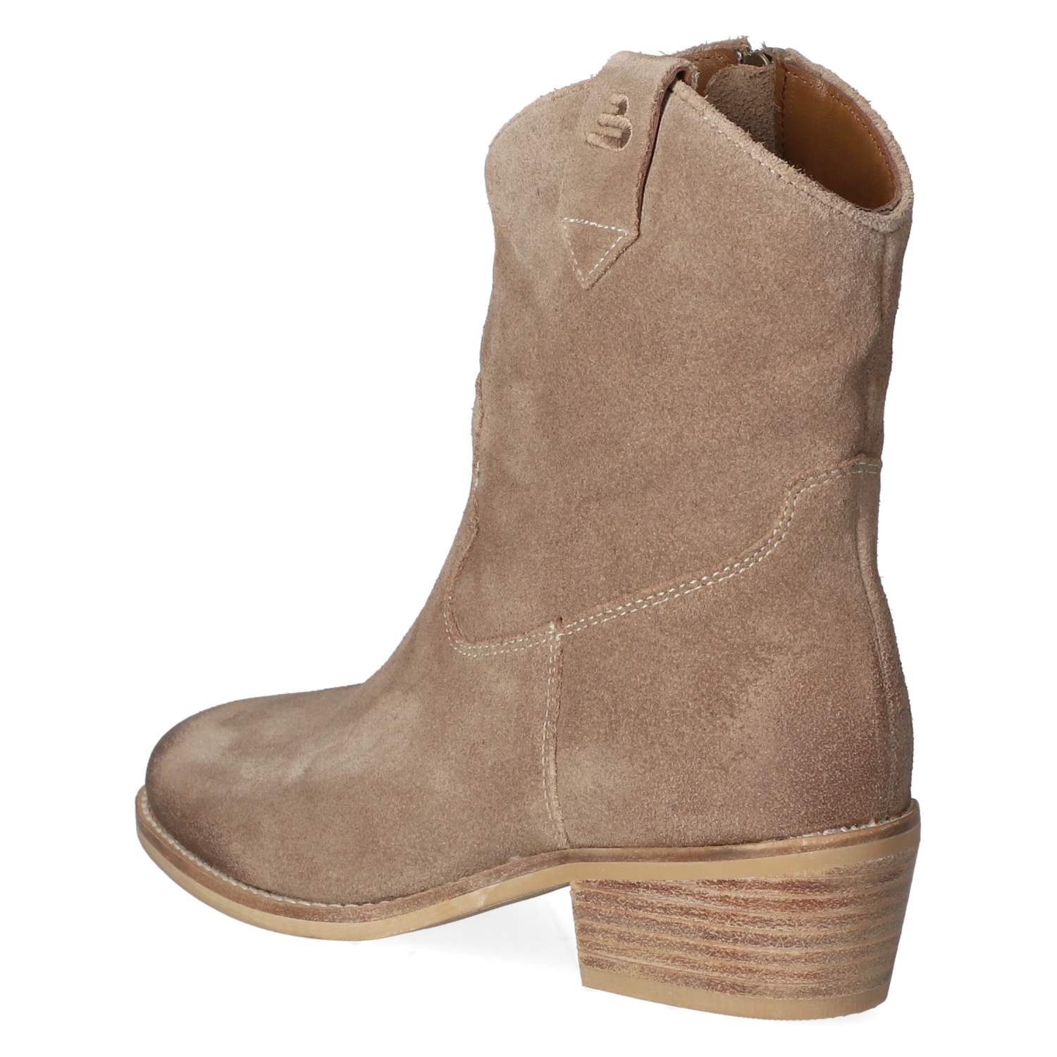 Westernstiefeletten  Taupe