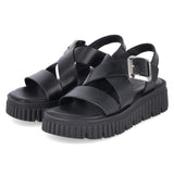 Plateau-Sandalen  Schwarz