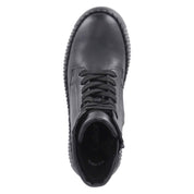 Schnürstiefeletten  Schwarz