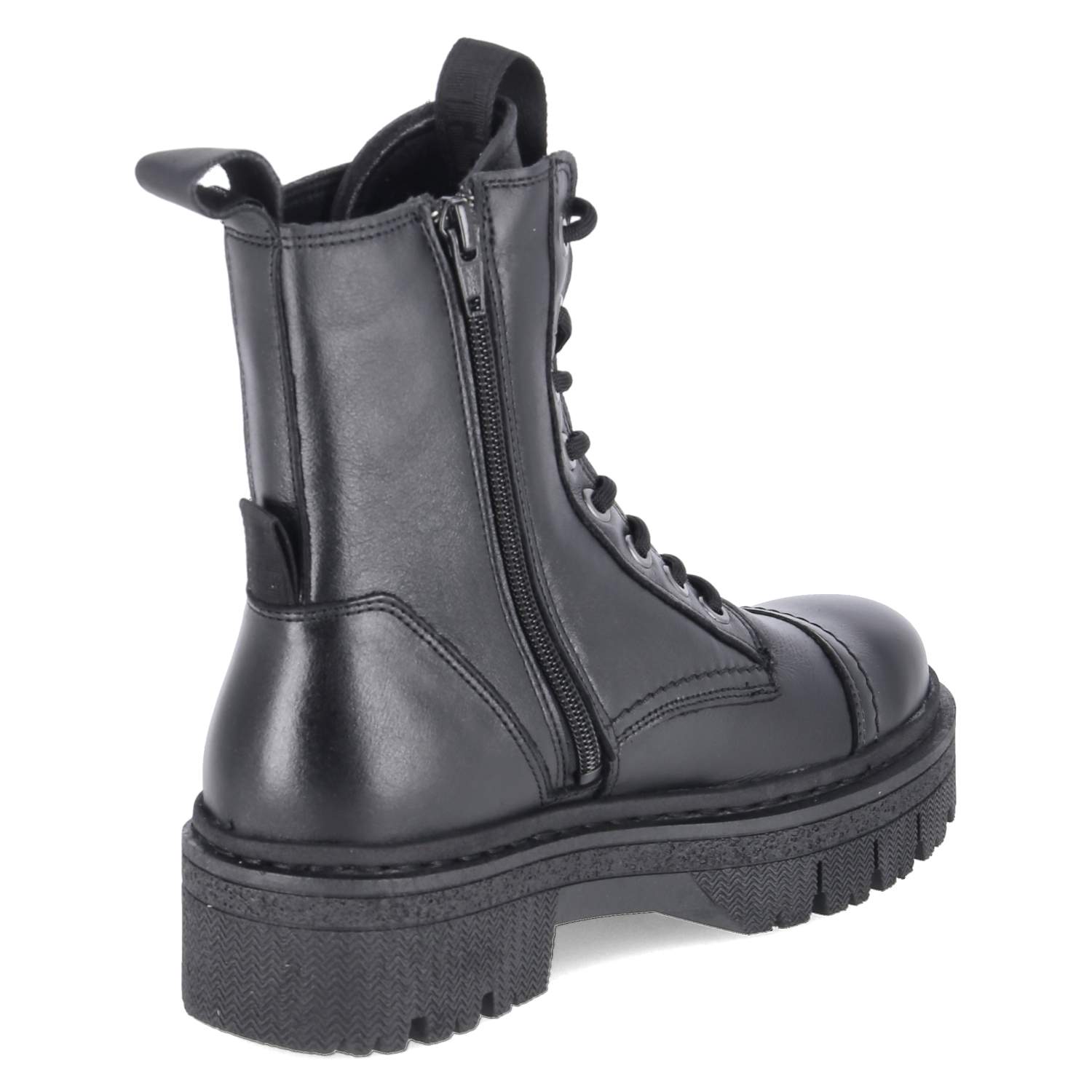 Schnürboots  Schwarz