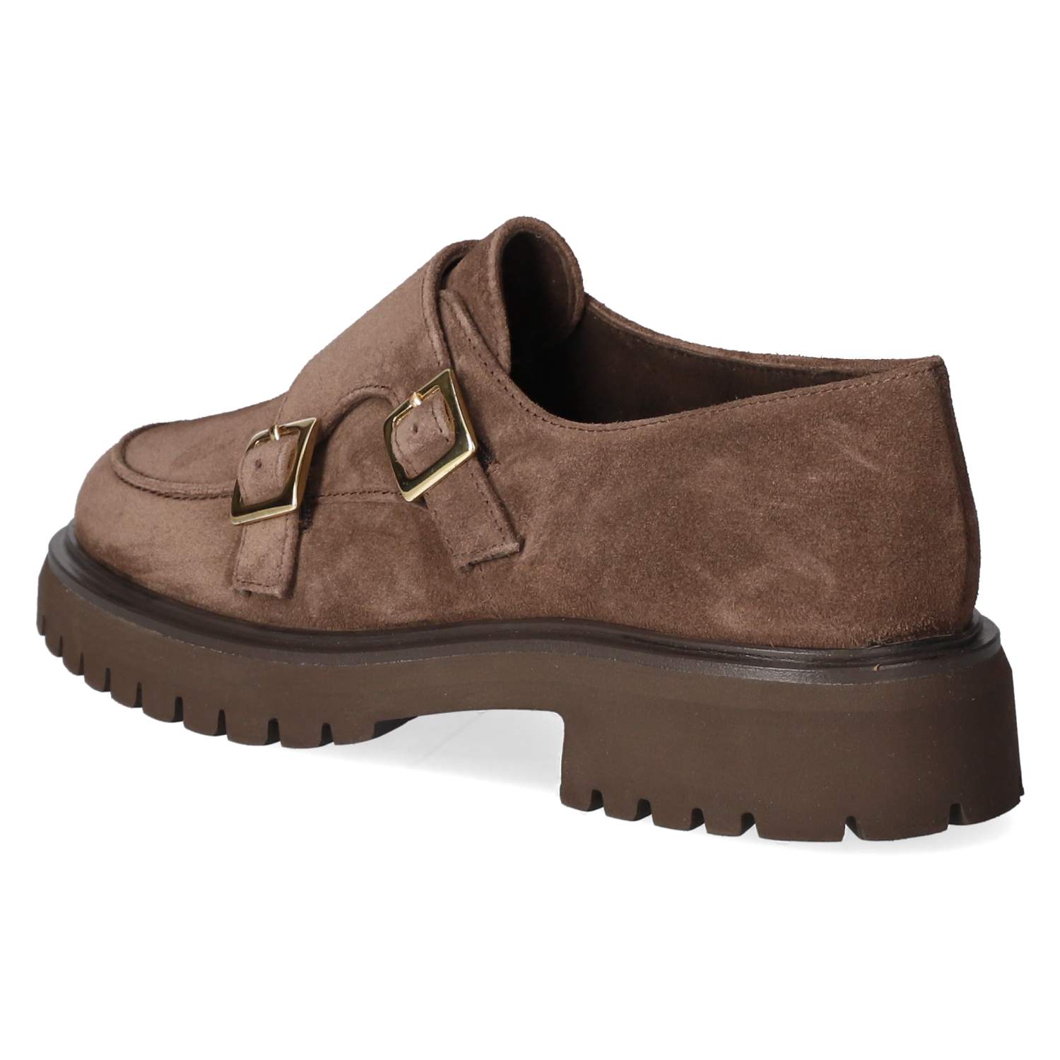 Schnallenschuhe  Braun