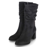 Slouchy Boots  Schwarz