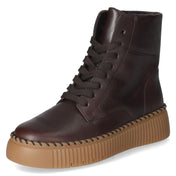 Schnürstiefeletten  Braun
