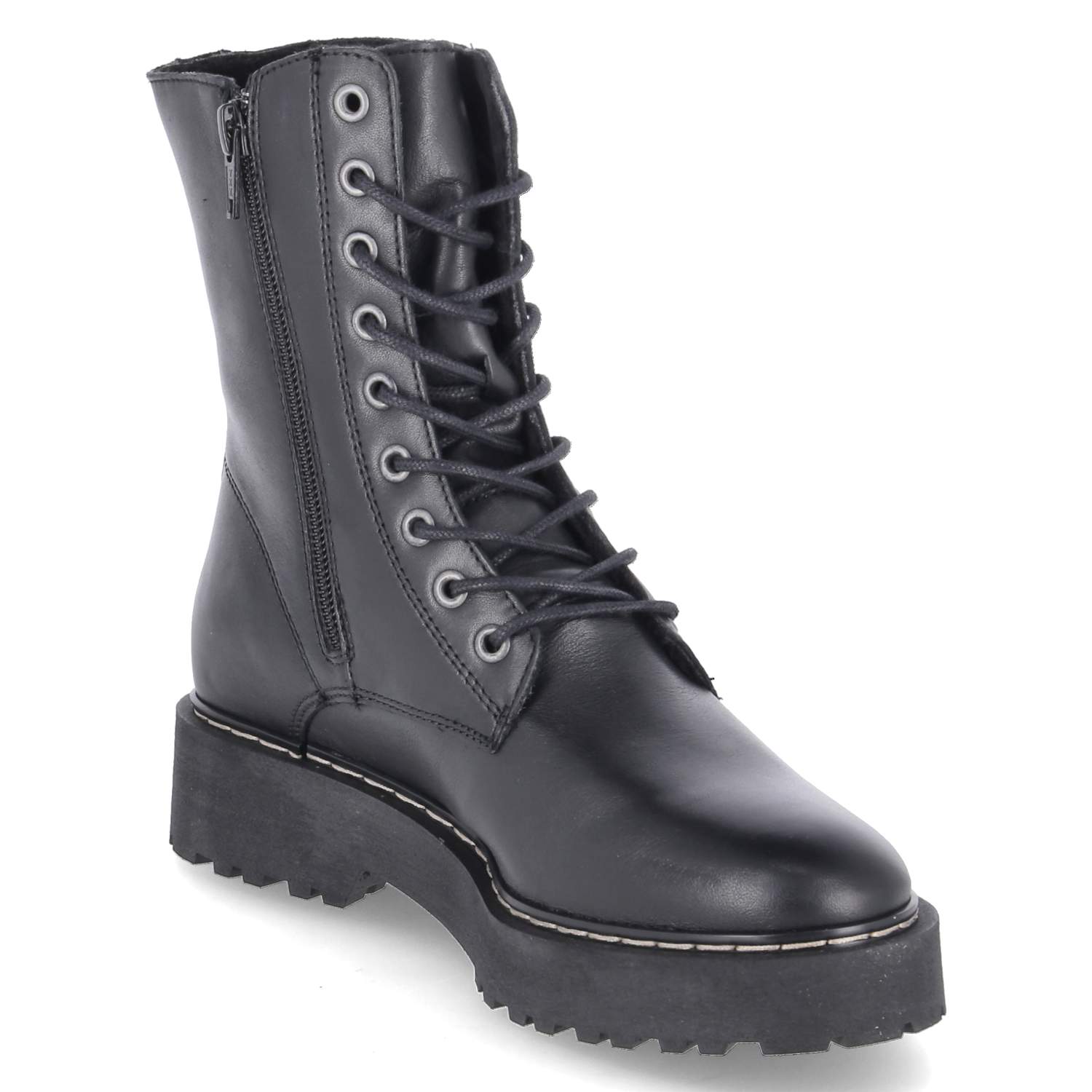 Schnürboots  Schwarz