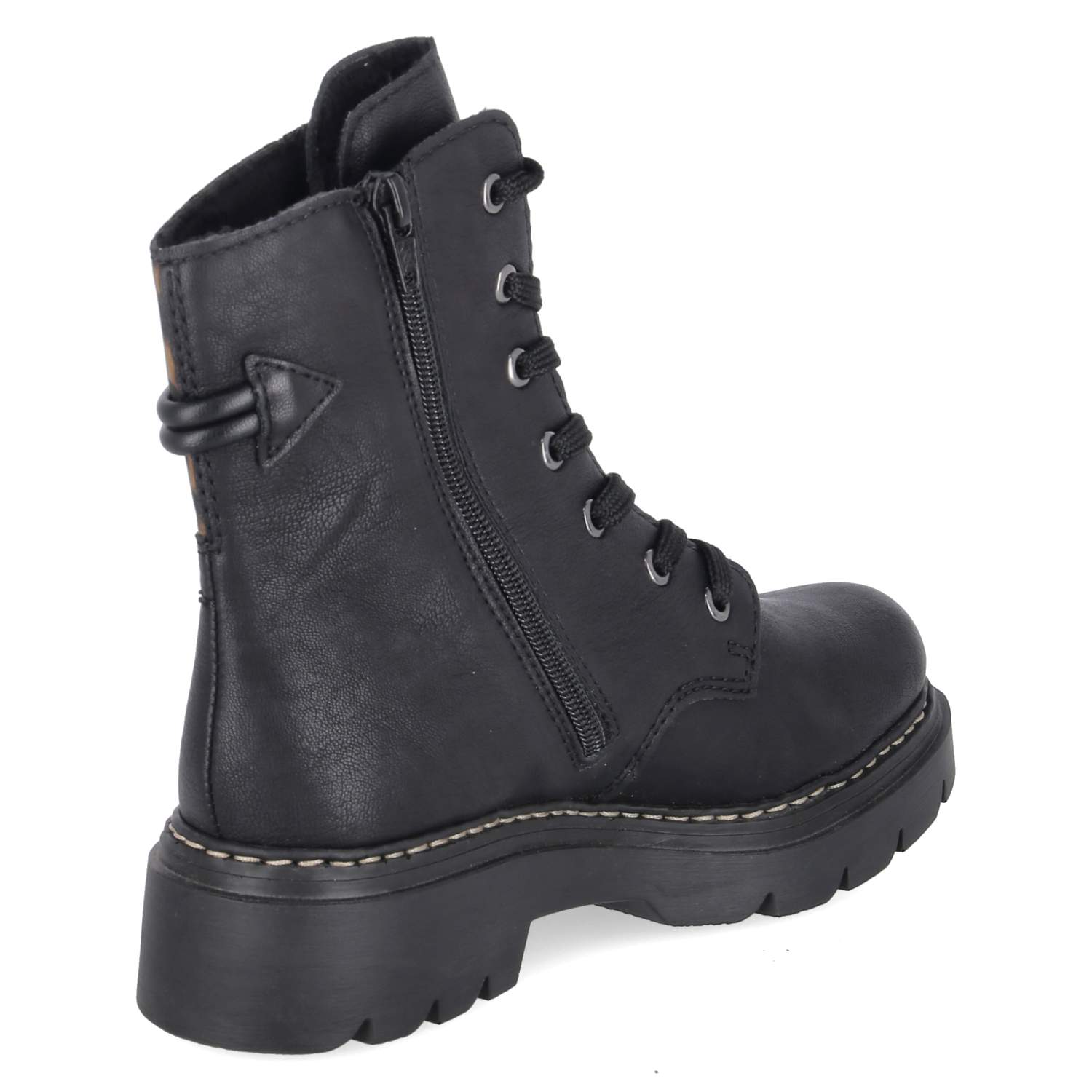 Schnürboots  Schwarz