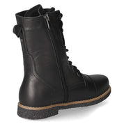 Schnürstiefeletten Schwarz