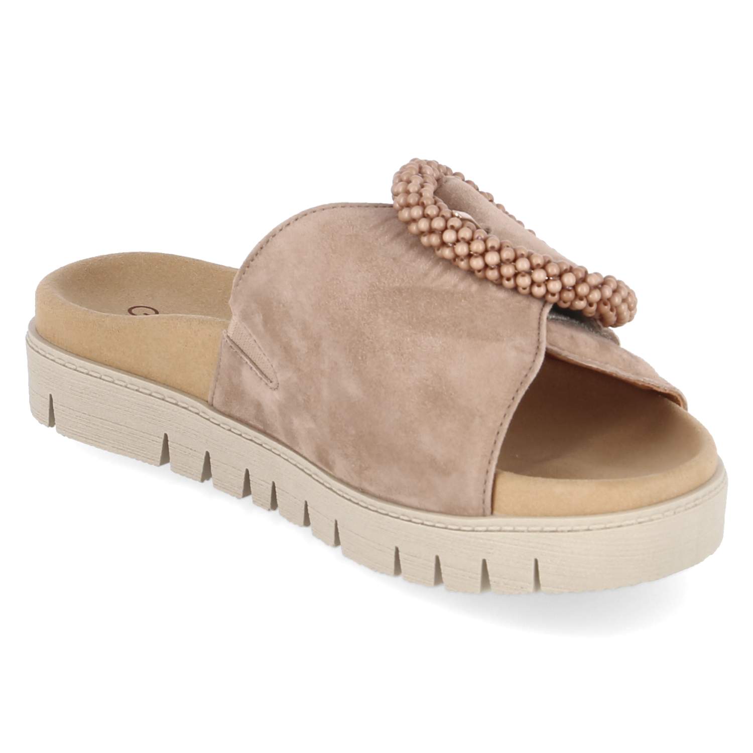 Pantoletten  Beige