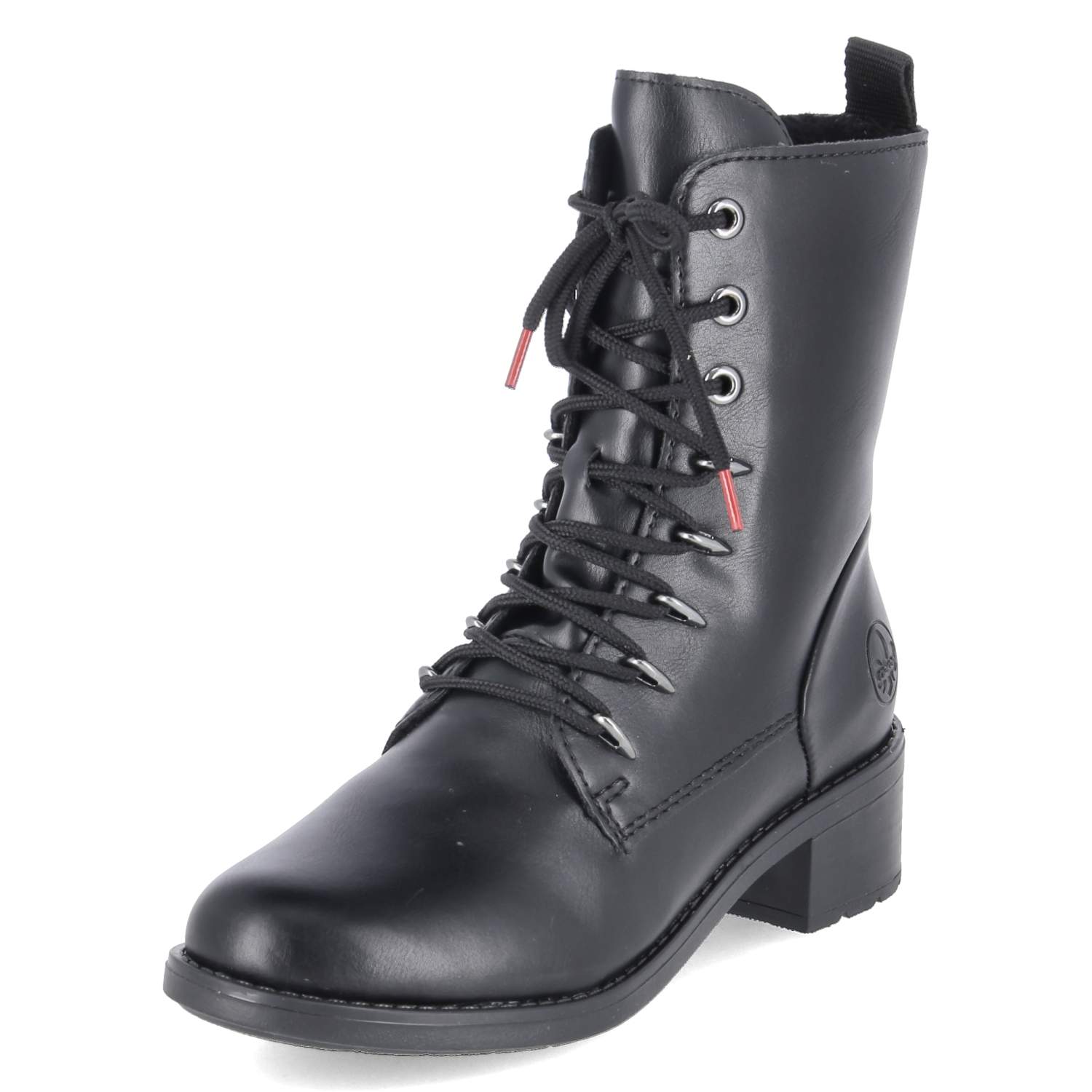 Schnürstiefeletten  Schwarz